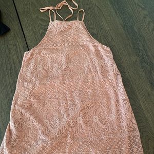 altar'd state lace dress rosé Sz S